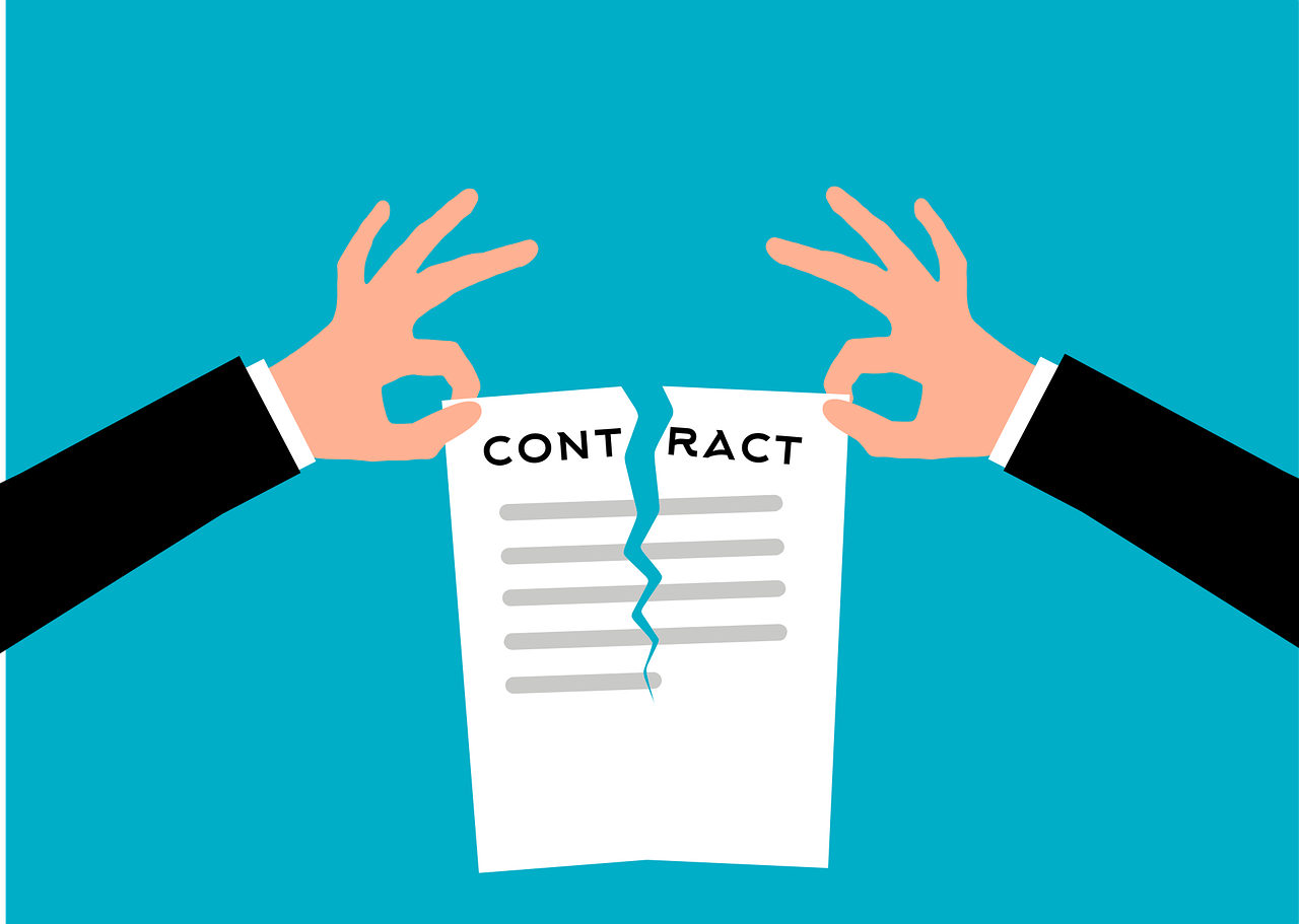 ¿Cuáles son las causas para la terminación de un contrato?